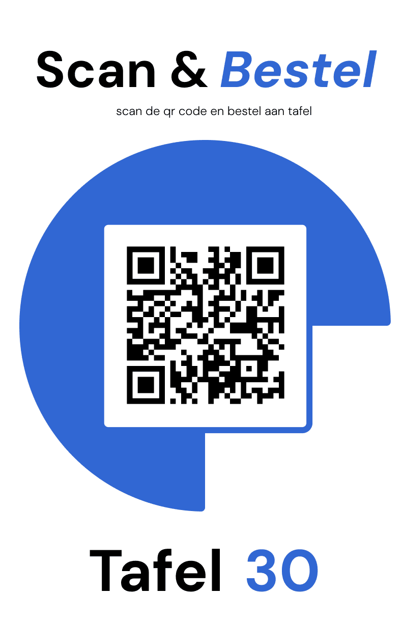QR code bestelling